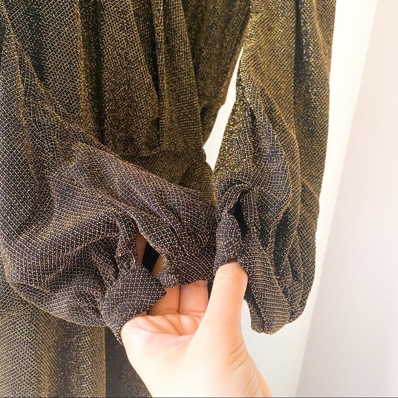 PatBO Metallic Wrap Dress 6 - Picture 7 of 10